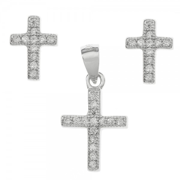 Conjunto cruz para niña de Comunión