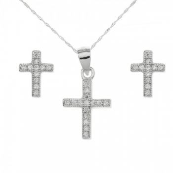 Conjunto cruz para niña de Comunión