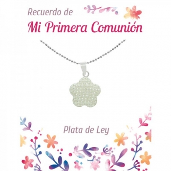 Colgante flor para niña de Comunión