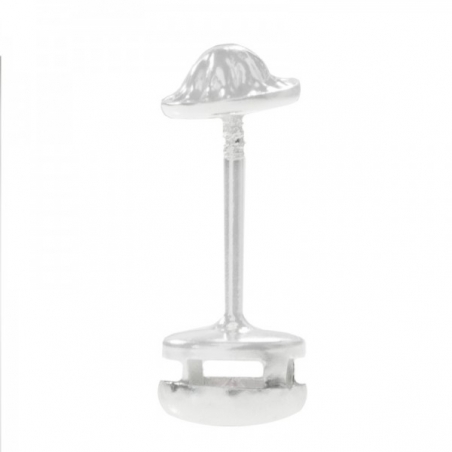 Pendientes circonita rosa Plata de Ley