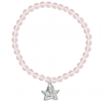 Pulsera piedra natural con ángel