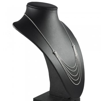 Collar frontal 5 Líneas Plata de Ley 2