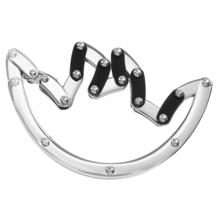 Pulsera de acero bicolor para hombre