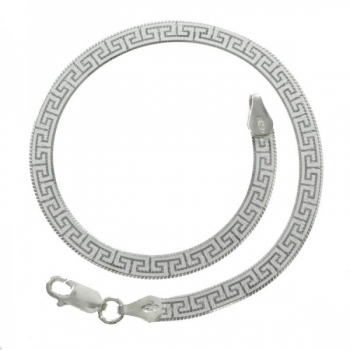 Pulsera cola de serpiente griega