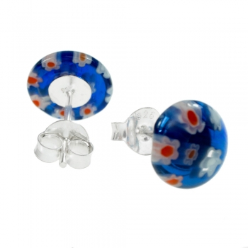 Pendientes redondos cristal Murano 2