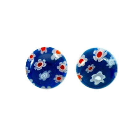 Pendientes redondos cristal Murano