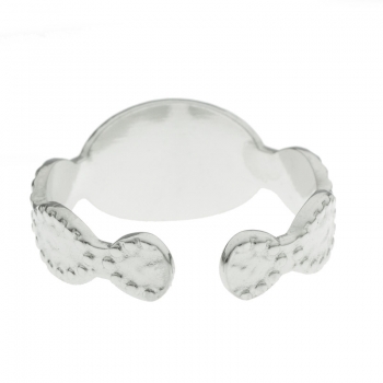 Anillo ajustable martillado 2
