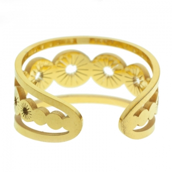 Anillo ajustable soles acero 2