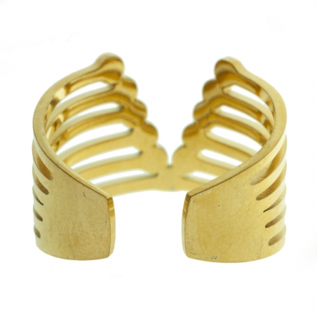 Anillo ajustable líneas V