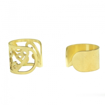 Set de pendientes árbol de acero 2