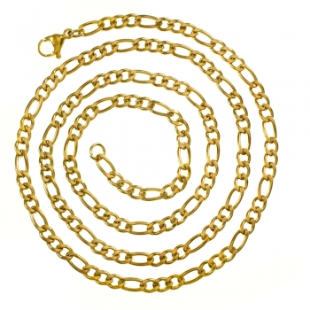 Cadena dorada 3x1 acero