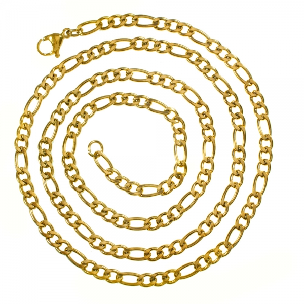 Cadena dorada 3x1 acero