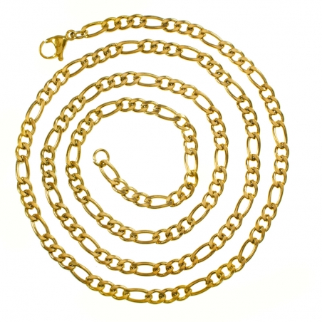 Cadena dorada 3x1 acero