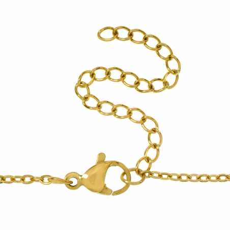 Collar ojo turco esmaltado acero