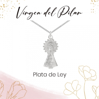 Medalla Virgen del Pilar Plata de Ley