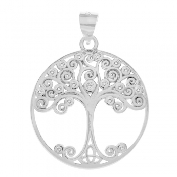 Colgante árbol de la vida espirales