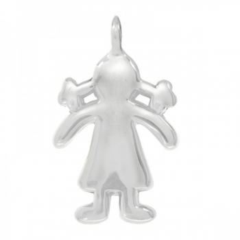 Colgante niña electroforming