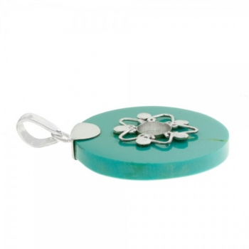 Colgante boho turquesa con estrella 2