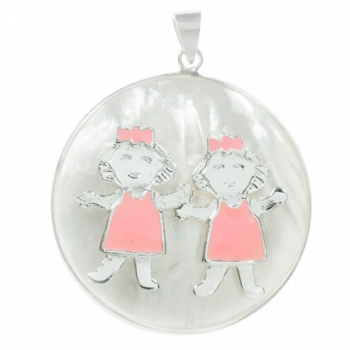 Colgante dos niñas