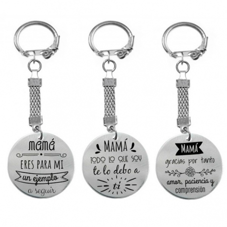Llavero con mensaje Día de la Madre