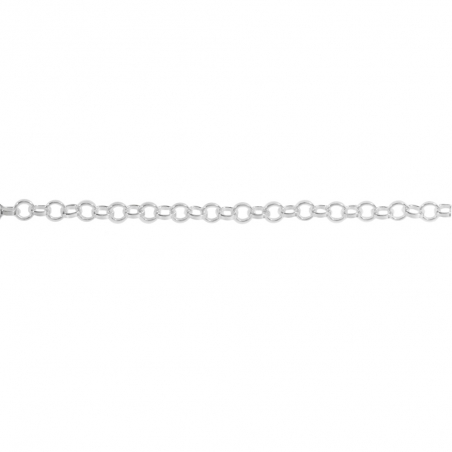 Collar con letra inicial Plata de Ley