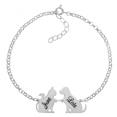 Pulsera nombre gato & perro