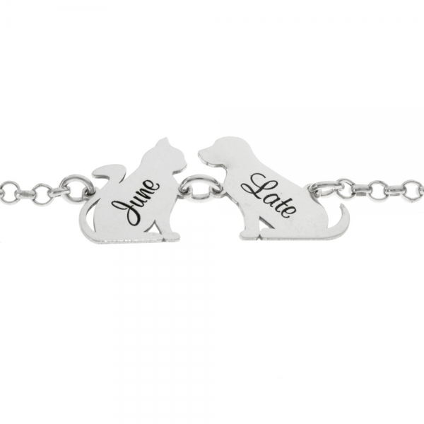 Pulsera nombre gato & perro
