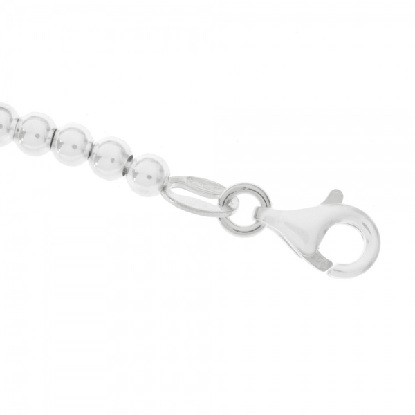 Pulsera de bolitas con nombre de perro