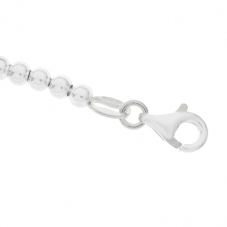 Pulsera de bolitas con nombre de perro