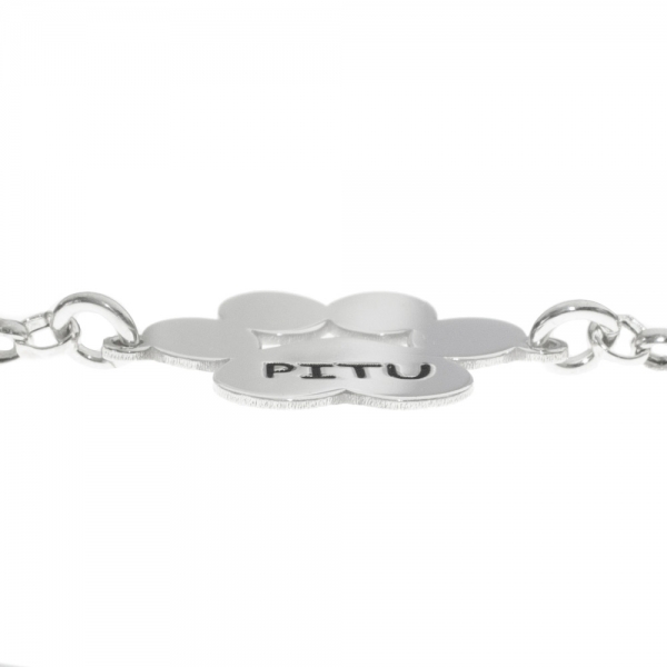Pulsera huella con nombre de mascota