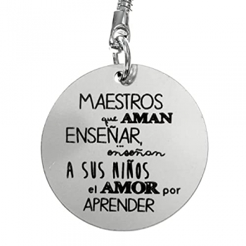 Llavero con mensaje para Profe 2