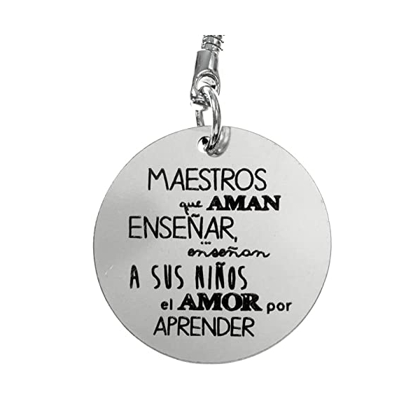 Llavero con mensaje para Profe