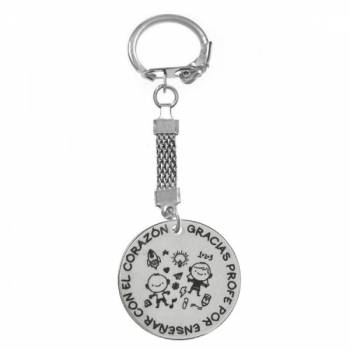 Llavero para profe acero