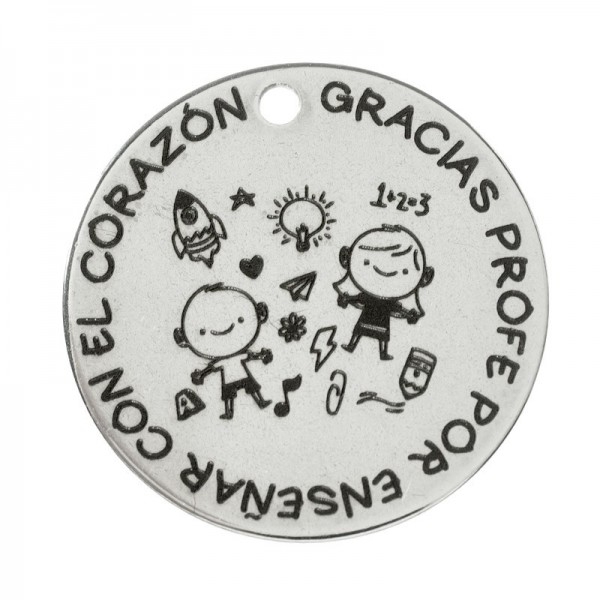 Llavero para profe acero