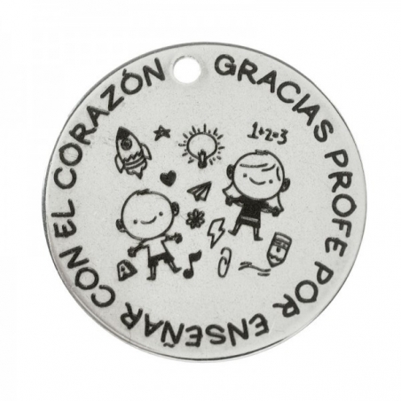 Llavero para profe acero