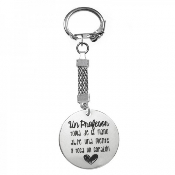 Llavero para profe con mensaje