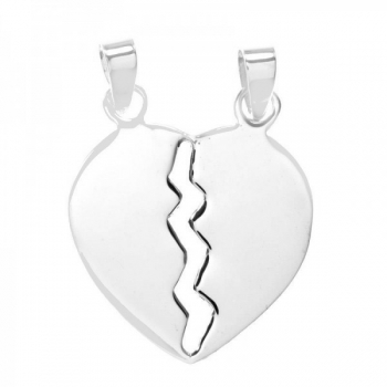 Colgante corazón para dos