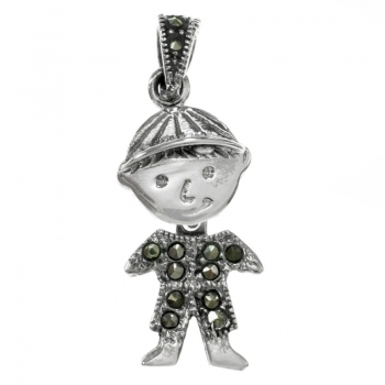 Colgante niño con marquesita
