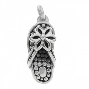 Colgante sandalia electroforma Plata de Ley