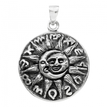 Colgante sol y luna