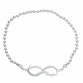 Pulsera bolitas Gracias Maestra