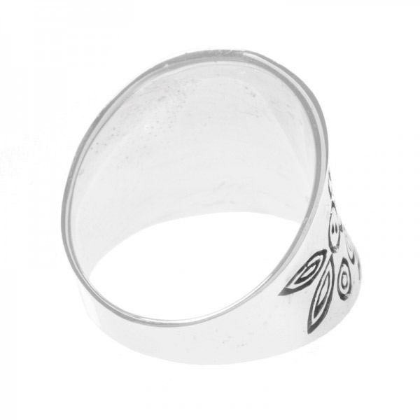 Anillo Naturaleza étnica Plata de Ley