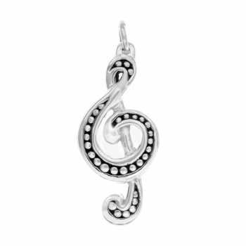 Colgante clave de Sol Plata de Ley