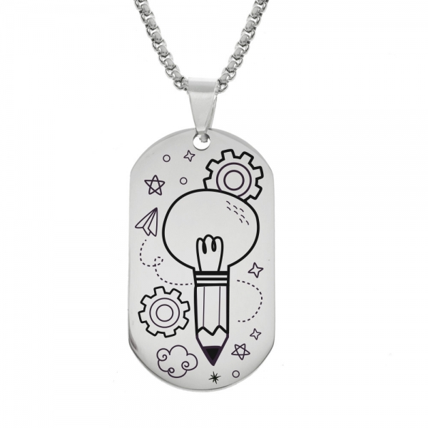 Collar con mensaje para profesor