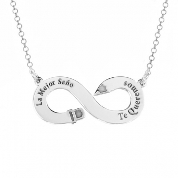 Collar infinito lápiz personalizado