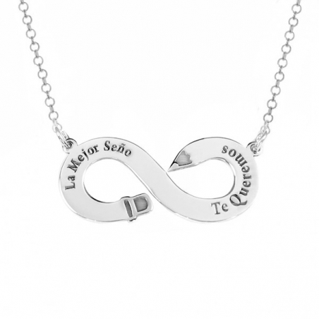 Collar infinito lápiz personalizado