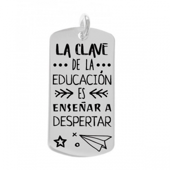 Collar con mensaje para PROFE o Maestro 2