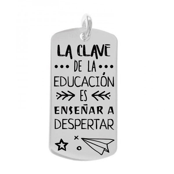 Collar con mensaje para PROFE o Maestro