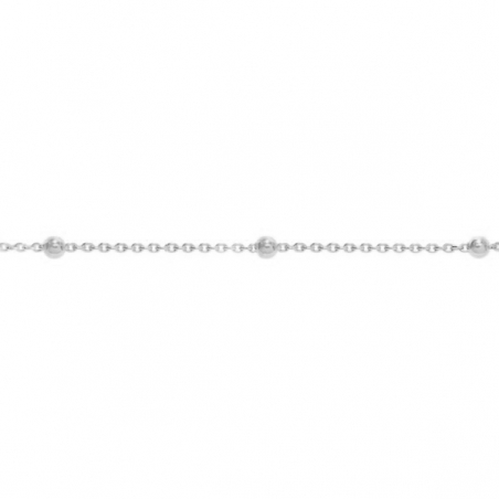 Tobillera cadena de bolitas