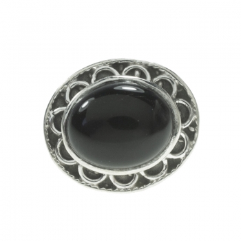 Pendientes piedra natural oval 2